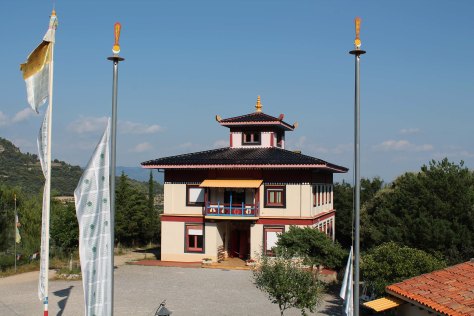 El Templo Dag Shang Kgyü budista tibetano.